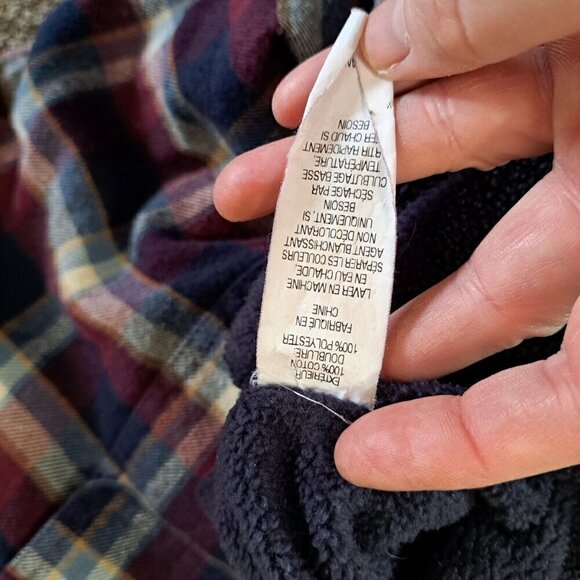 LL Bean Men's XXL Chore Coat Barn Shacket Heavy Winter Gorpcore Fleece Lined - Picture 9 of 10